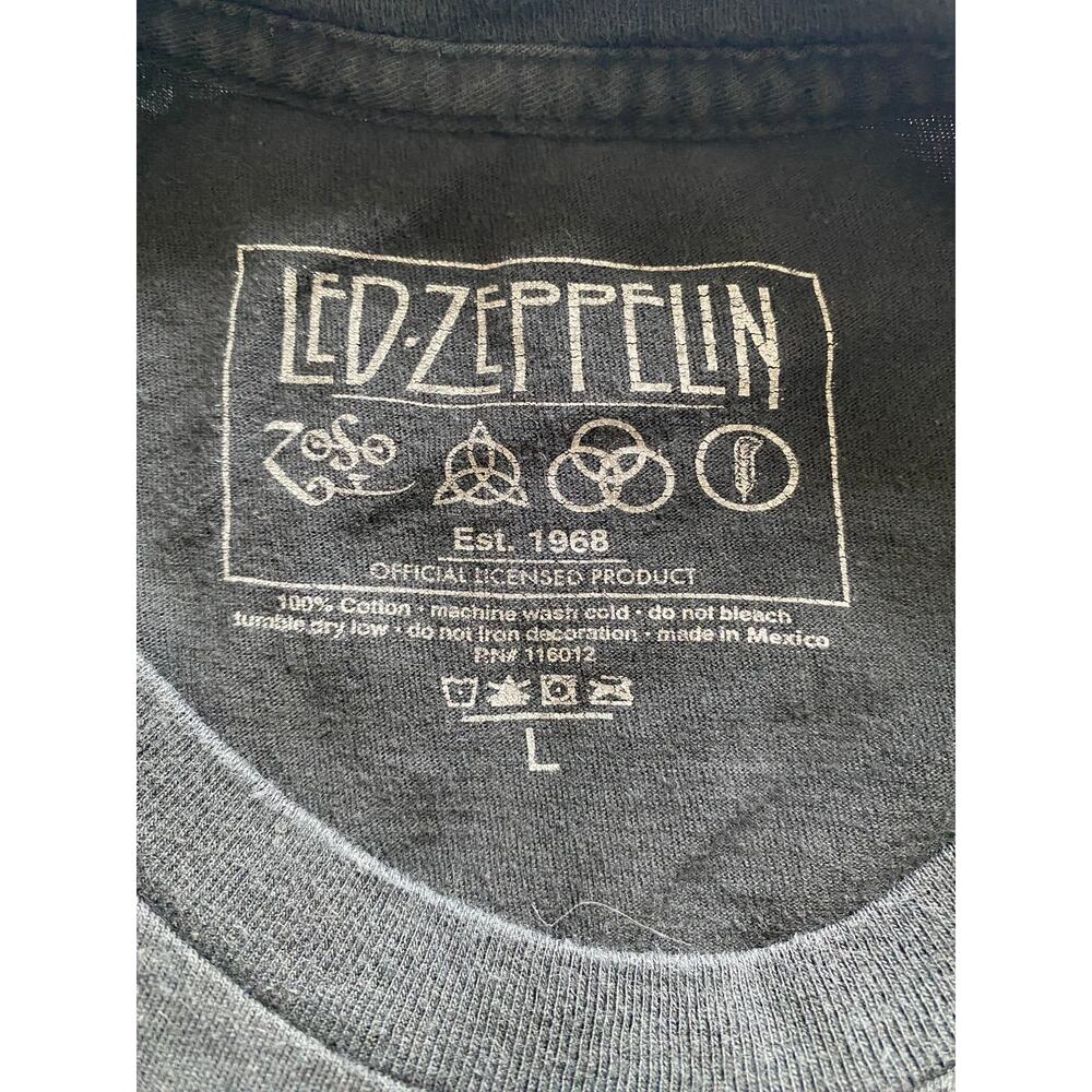 Led Zeppelin Hermit Lantern T-Shirt Large Black Official Licensed Band Tee - Picture 6 of 8